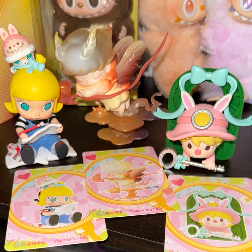 Finding Mokoko 3 set no box - pop mart